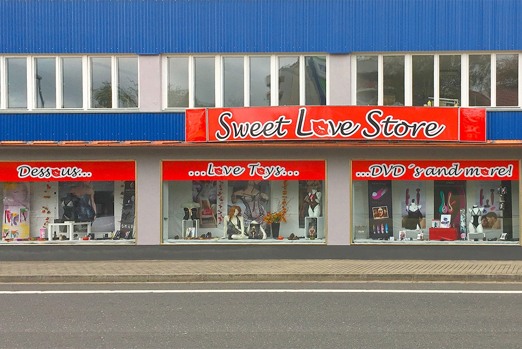 Sweet Love Store in Weiden mit Gay Kino
