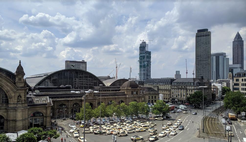 Clapet à la gare centrale de Francfort