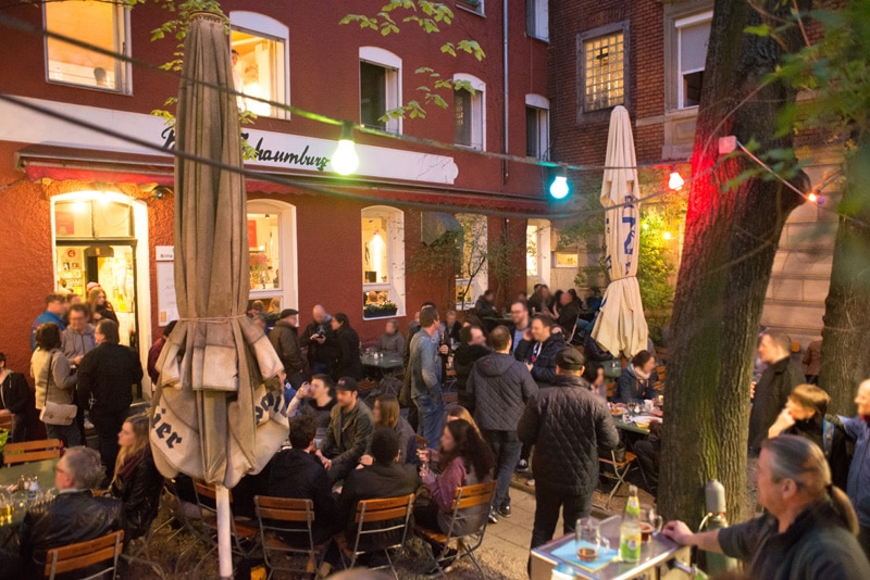 Die Palais Schaumburg Gaststätte eine Gay Bar in Nürnburg