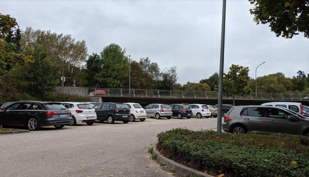 Parkplatz Mühlgraben Insel