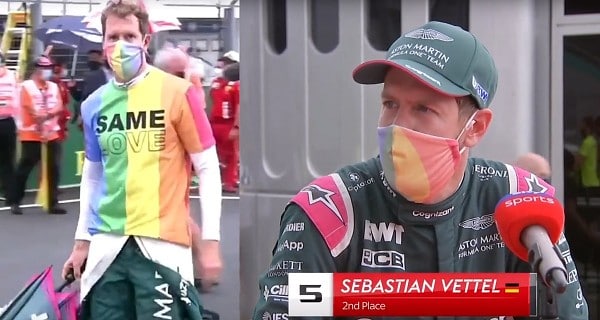 Hamilton und Vettel kämpfen für lgbtq