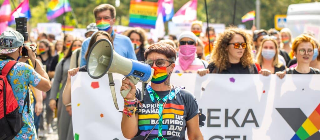 Charkiw feiert Pride Parade