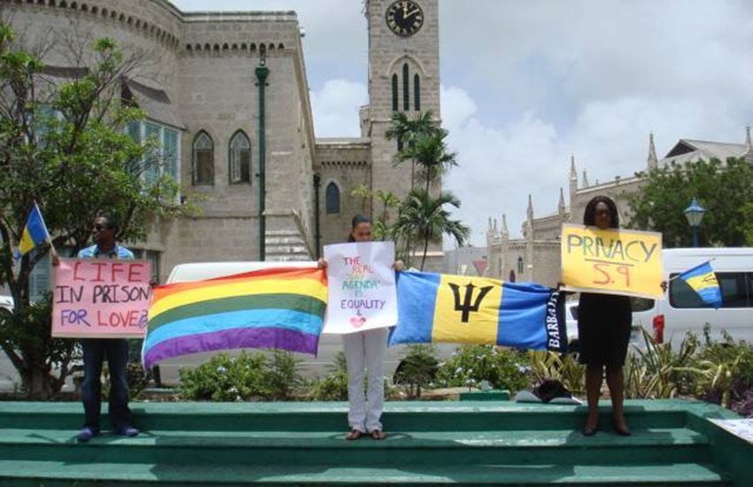 In Barbados homosexuality is now legal